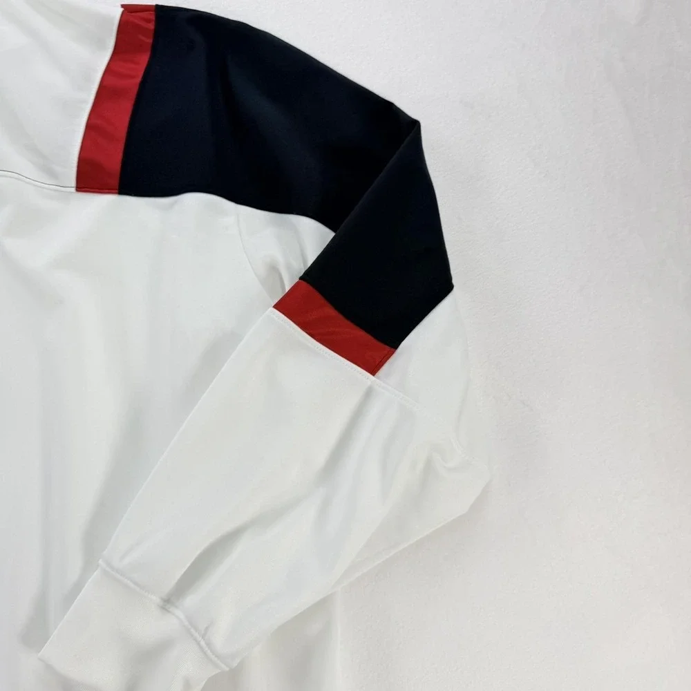 Jordan Jacket Mens 3XL White Red Black Full Zip Track Colorblock Jumpman Logo